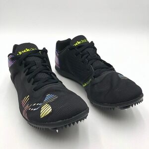 Under Armour Black Track Spikes with Vibrant Accents